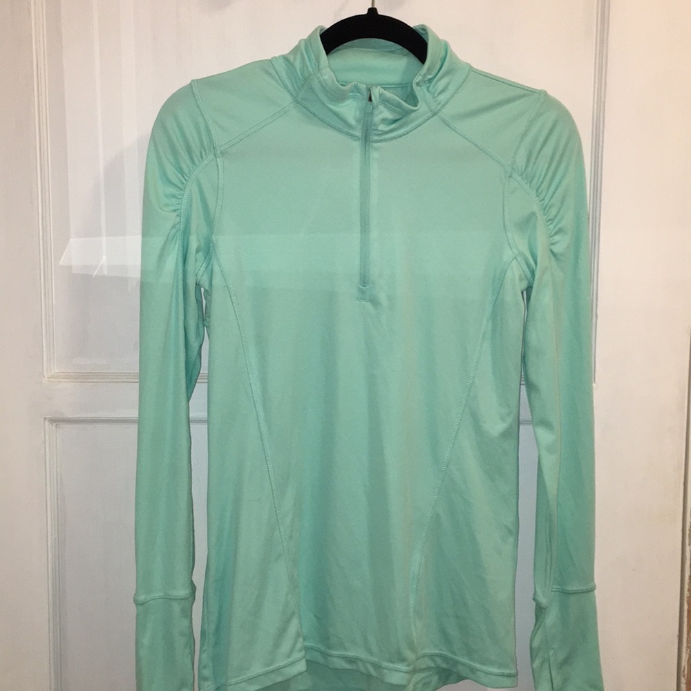 Athletic long sleeve top.